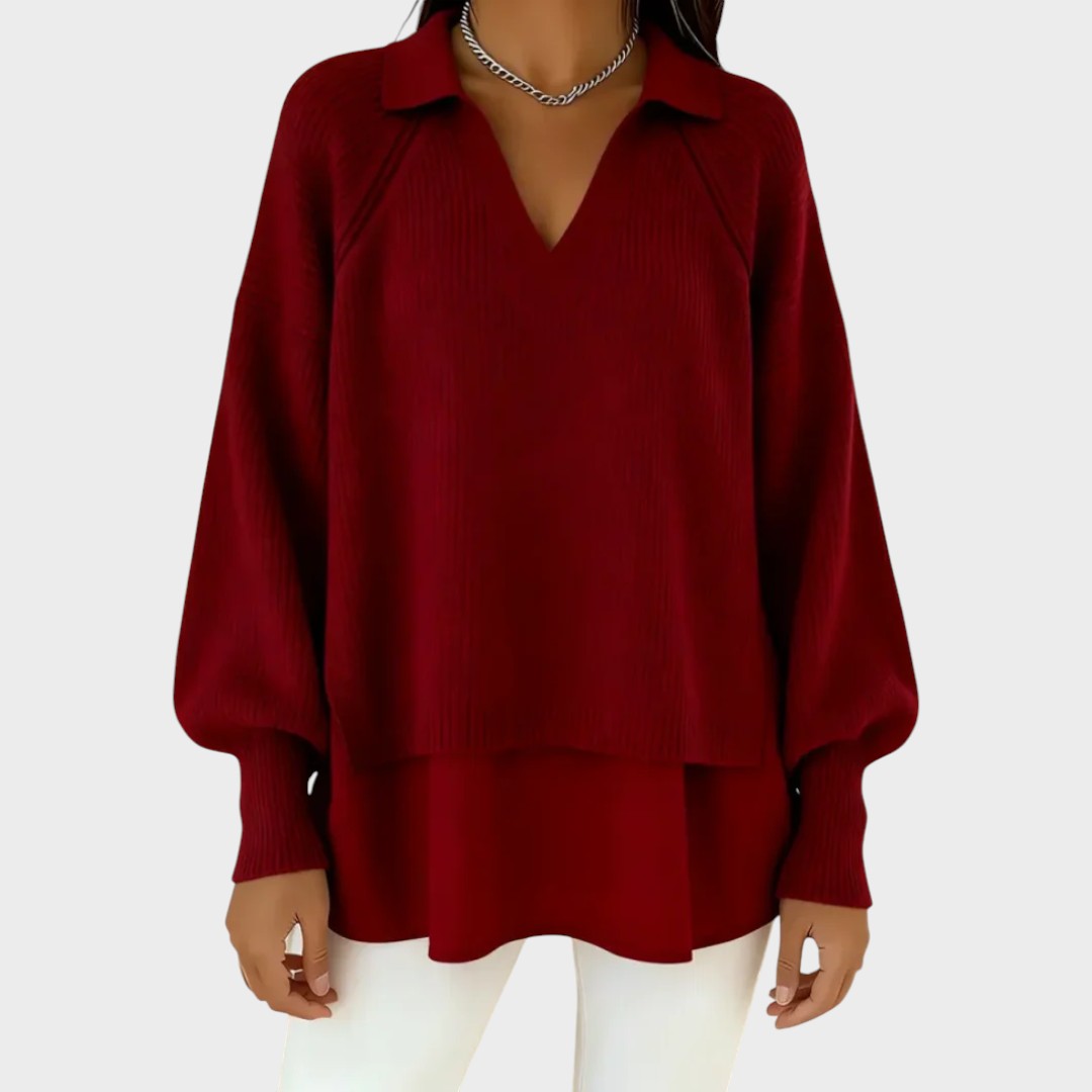 Shylin™ – Elegant afslappet striktrøje