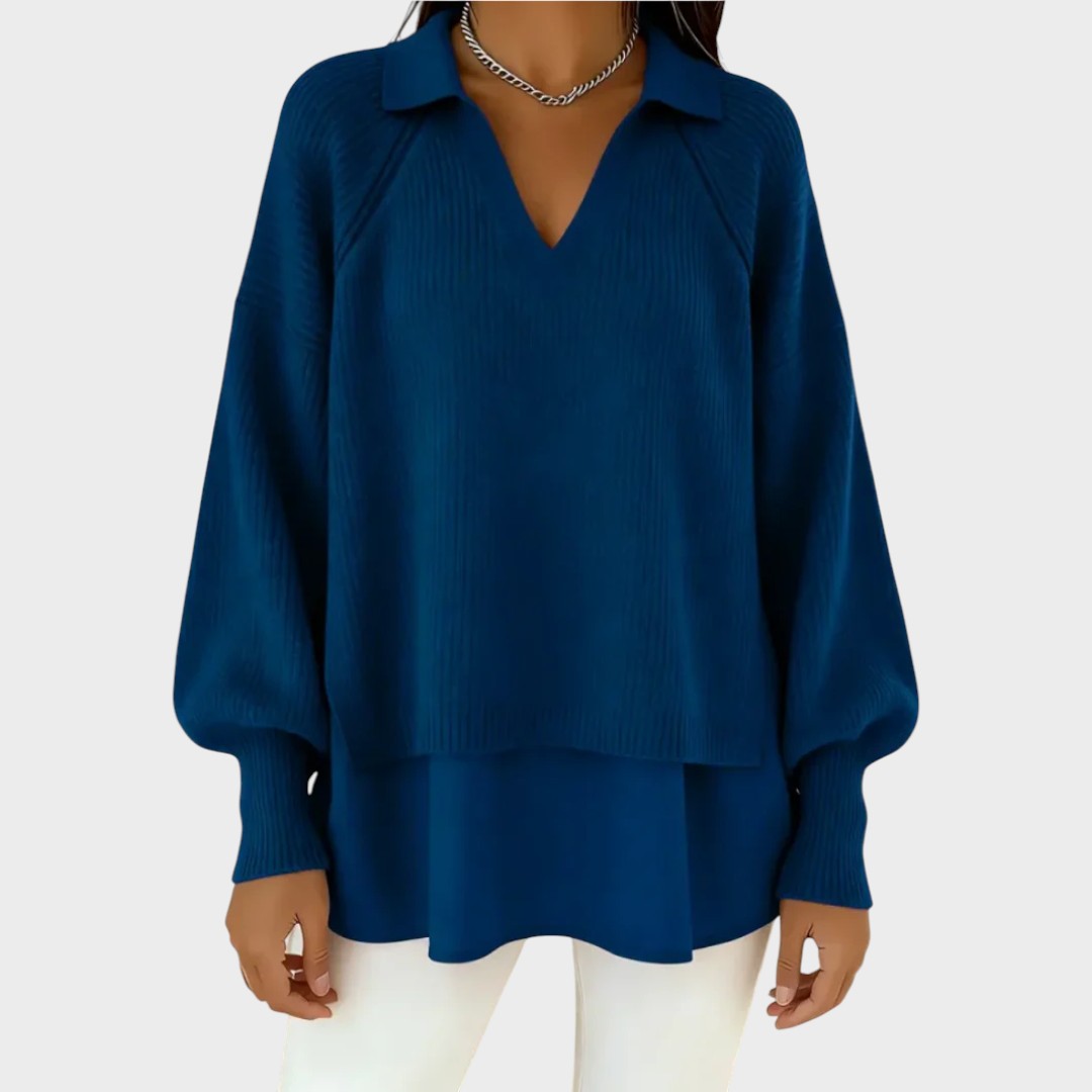 Shylin™ – Elegant afslappet striktrøje